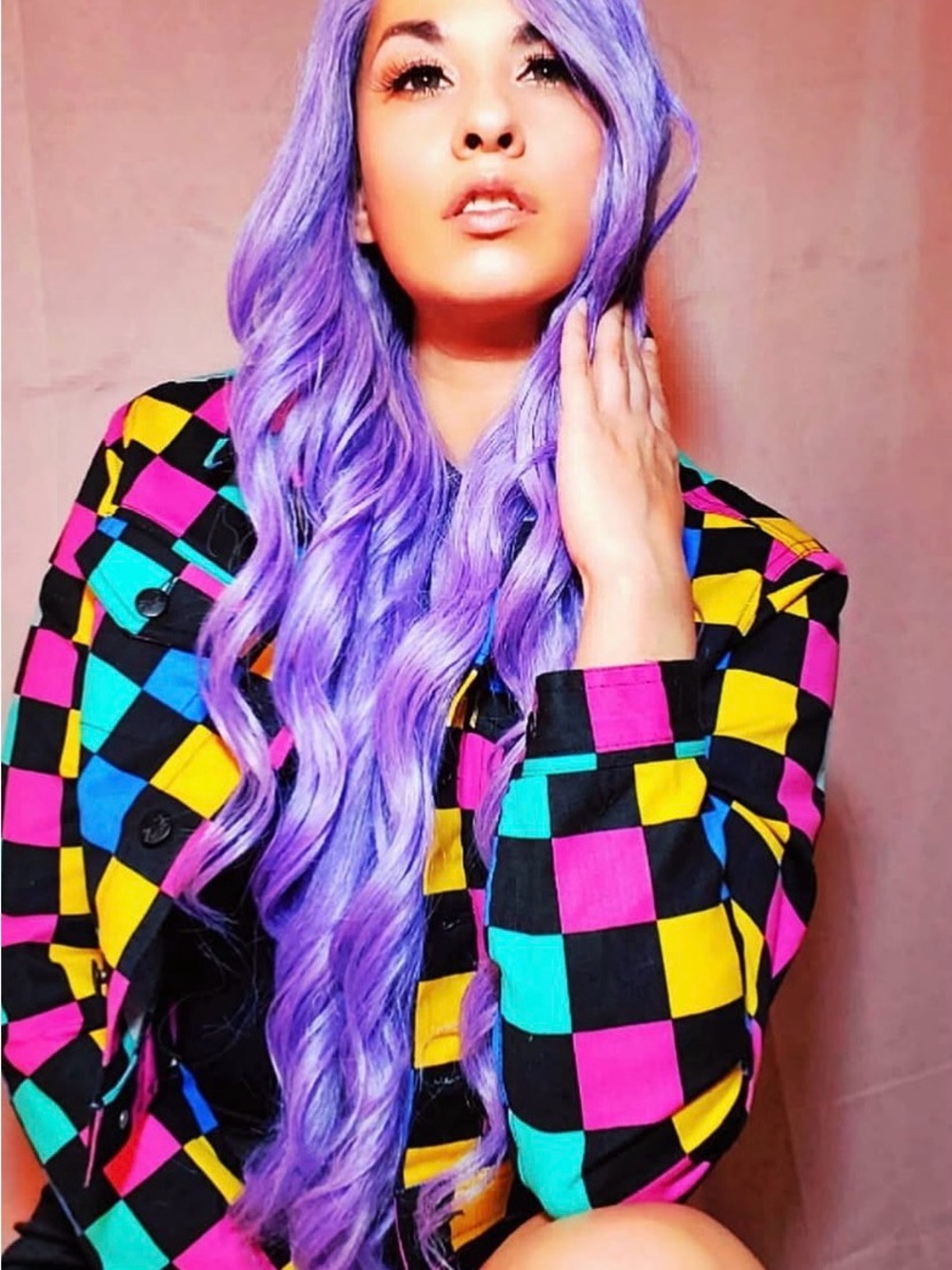 NEW DK CHECKERED MULTI COLOR JACKET AND SKIRT SET - Picture 9 of 9